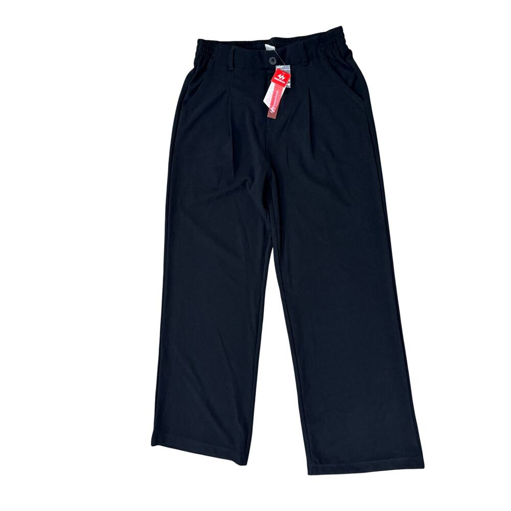 NWT Ewedoos Women's Size Medium Regular Black Pocket Lounge Athletic Pants